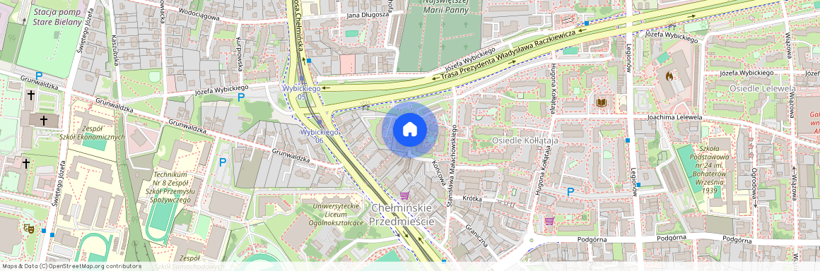 ul. Końcowa, Chełmińskie Przedmieście, Toruń, kujawsko-pomorskie