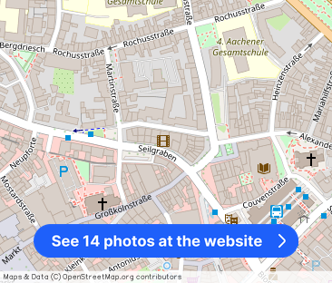 Interessant geschnittene 1,5-Zimmer-Wohnung mit Balkon in der Aache... - Photo 1