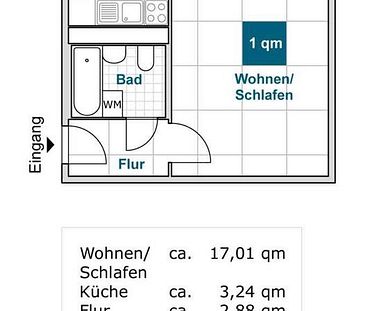 1 Raum-Wohnung mit Aufzug - Photo 5