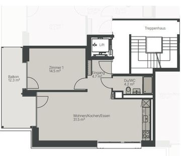 Grosszügige 2.5-Zimmer-Wohnung - Foto 6