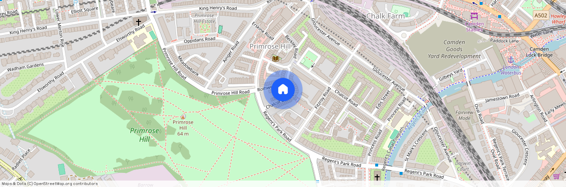 Chalcot Crescent, Primrose Hill, London, NW1