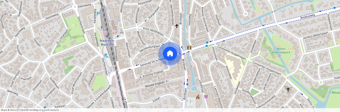 Prins Hendrikkwartier, 1404 BT, Generaal de la Reijlaan, Bussum