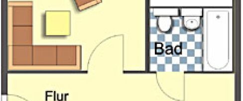 Wohnung, 3 Zimmer (69,08 m²) - Photo 1