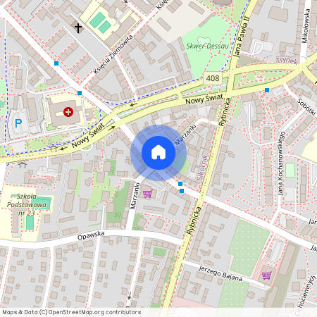 ul. Marzanki, Sikornik, Gliwice, śląskie