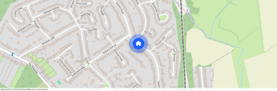 Tolmers Road, Cuffley