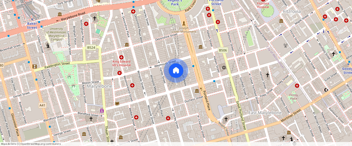 Weymouth Mews, Marylebone, London, W1G