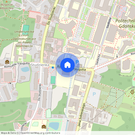 ul. Romualda Traugutta, Wrzeszcz Górny, Gdańsk, pomorskie