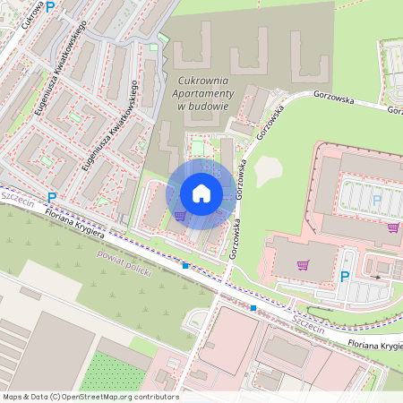 ul. Cukrowa, Gumieńce, Zachód, Szczecin, zachodniopomorskie