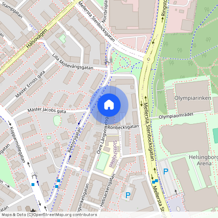 Slottshöjden, Helsingborg, Skåne, Övre Långvinkelsgatan 146A