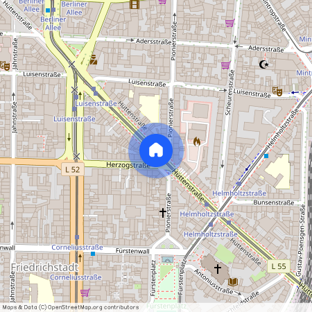 Hüttenstr. 87, 40215 Düsseldorf OT Friedrichstadt