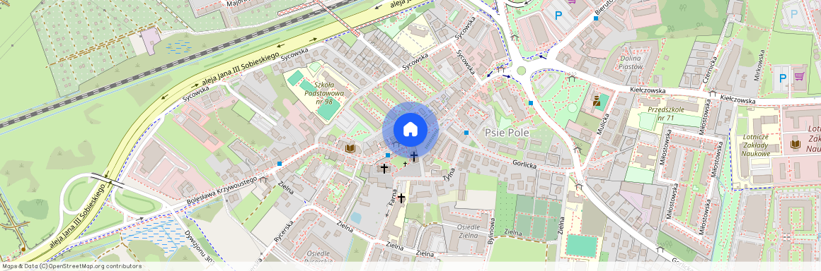 ul. Bolesława Krzywoustego, Psie Pole, Psie Pole, Wrocław, dolnośląskie