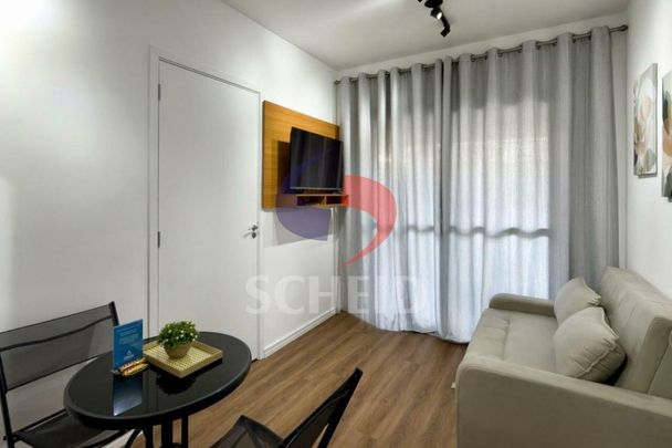Apartamento 1 Quarto 40 m² No Campo Belo Mobiliado - Photo 1