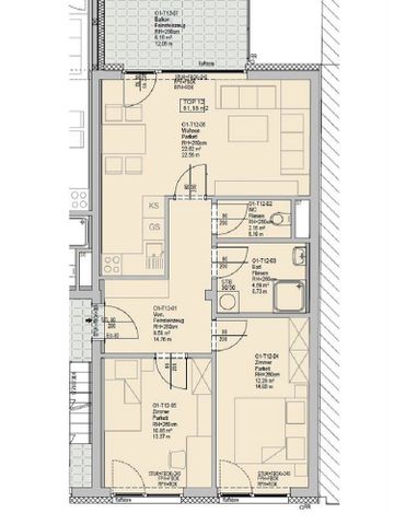 Schöne, helle 3-Zimmer-Wohnung mit Balkon und KFZ-Tiefgaragenabstellplatz in guter Lage – Provisionfrei! - Foto 5