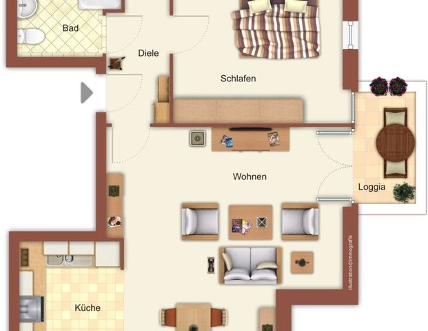 Demnächst frei! 2-Zimmer-Wohnung in Mönchengladbach Zentrum - Photo 1