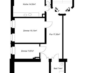 Denkmalperle - Nähe "Großer Garten"! Hochwertige 3-Zimmer- Wohnung ... - Foto 1