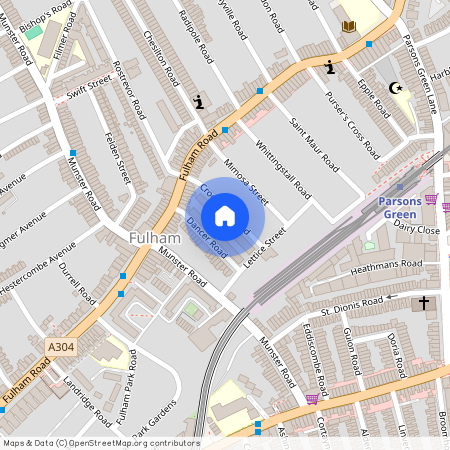 Crookham Road, Parsons Green, London