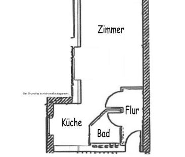 Gemütliche Singlewohnung, nahe dem Weißen See***Duschbad***Dielen*** - Foto 6