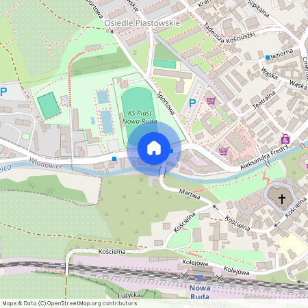 ul. Aleksandra Fredry, Nowa Ruda, kłodzki, dolnośląskie