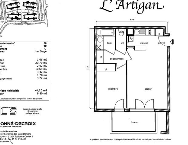 location Appartement T2 DE 44.2m² À ARTIGUES PRES BORDEAUX - Photo 1