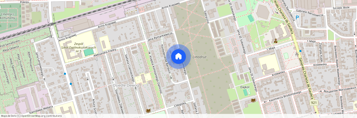 ul. Stefana Żeromskiego, Centrum Południe, Zabrze, śląskie