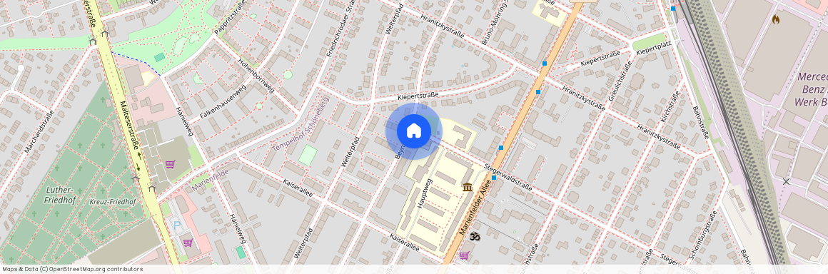 Stegerwaldstr. 57, 12277 Berlin OT Marienfelde, Zur Karte