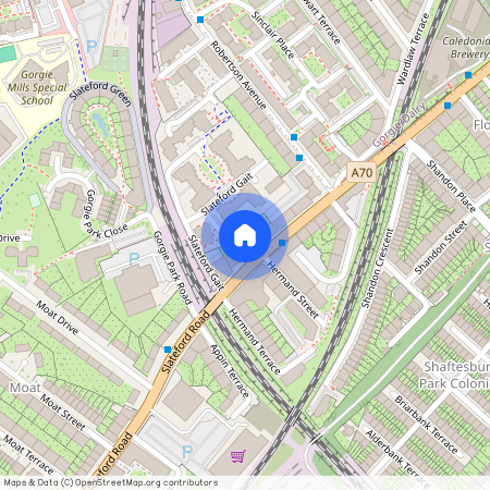 Slateford Road, Slateford, Edinburgh, EH11