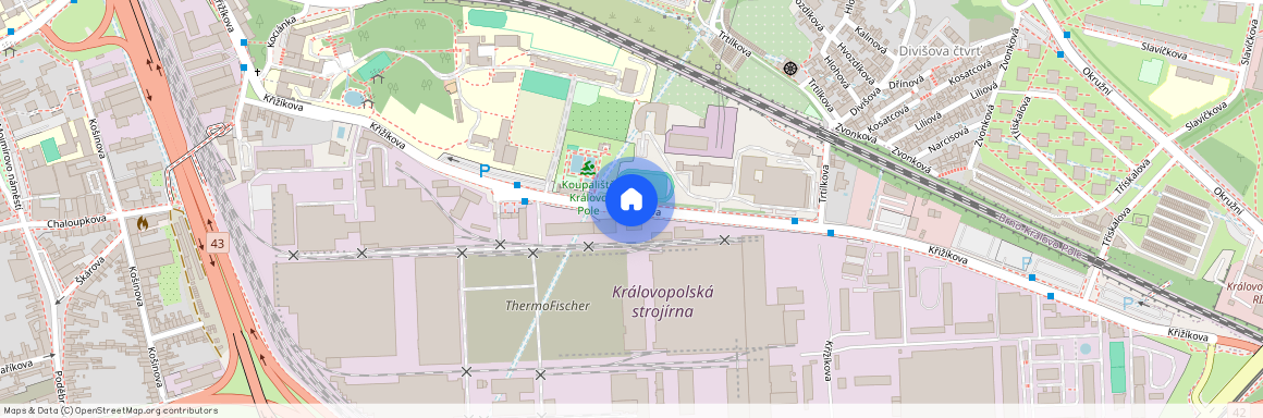 Křižíkova, Brno - Královo Pole, Jihomoravský kraj