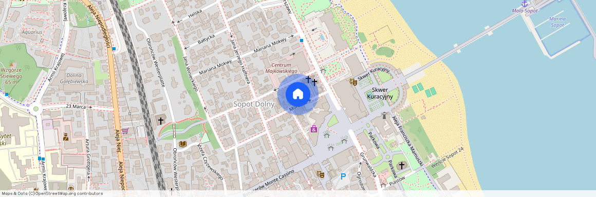 ul. Morska, Dolny Sopot - Haffnera, Dolny Sopot, Sopot, pomorskie