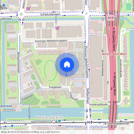 Westlandgracht, 1062 KX, Carnapstraat, Amsterdam