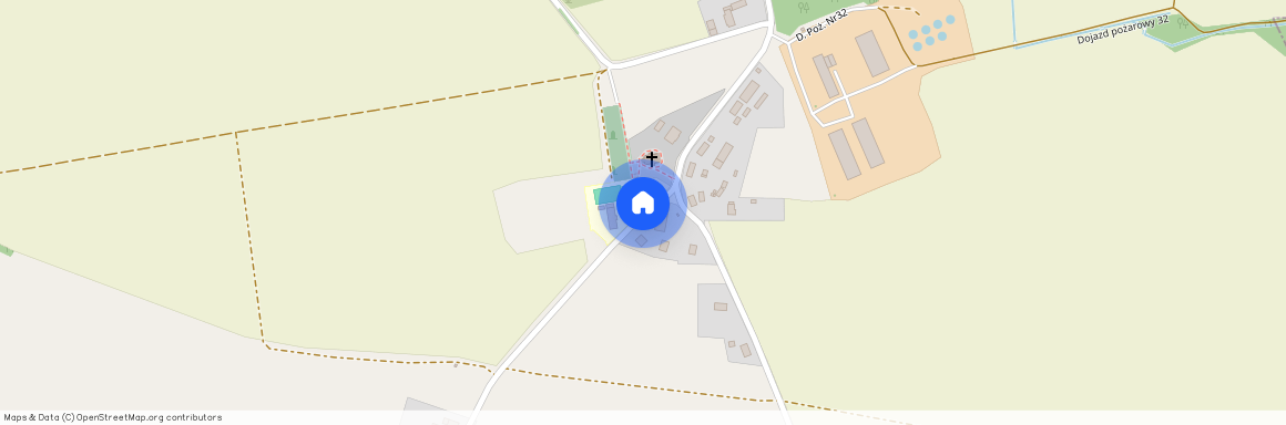 ul. Wolności, Okmiany, Chojnów, legnicki, dolnośląskie