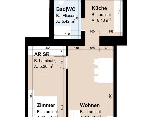 Geförderte Altbauwohnung im 3. Stock - Photo 1