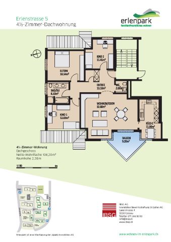 Grosszügige Wohnung mit Familienrabatt - Photo 3