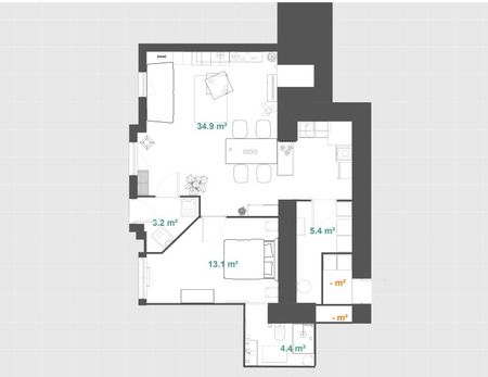 Location / Appartement - Photo 2