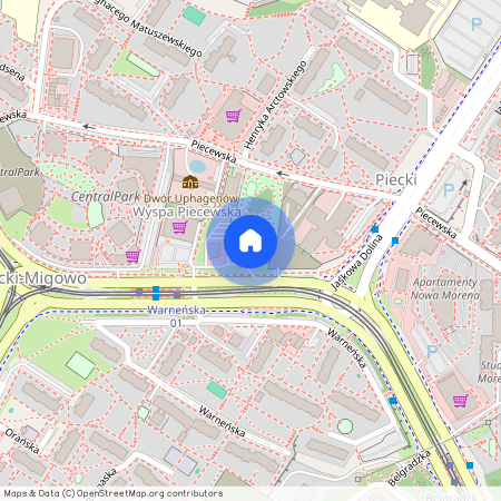 ul. Franciszka Rakoczego, Piecki-Migowo, Gdańsk, pomorskie