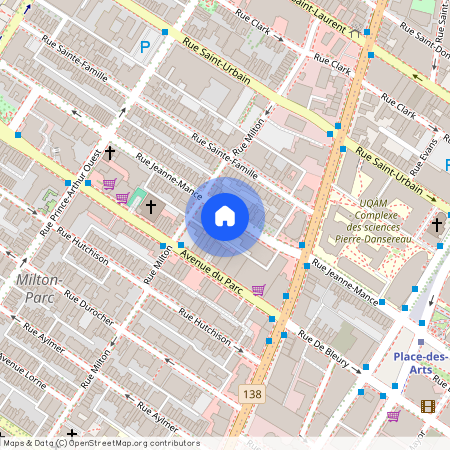 Rue Jeanne-Mance, H2X 2J8, Montréal