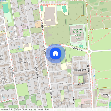 ul. Kwiatowa, Mysiadło, Lesznowola, piaseczyński, mazowieckie