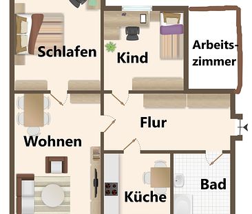 Für die kleine Familie! 4-Zimmer-Wohnung in Meißen - Foto 6