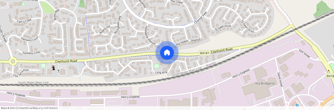 Gardd Helyg, Brackla, Bridgend