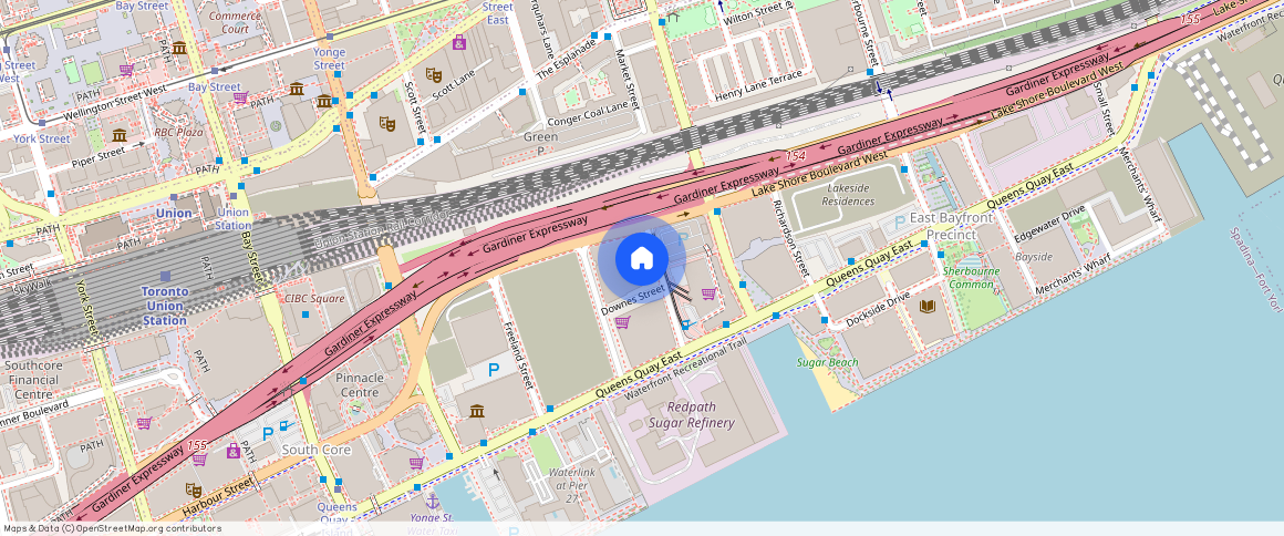 ** Downes Street and 55 Cooper St, Toronto, Toronto, Toronto, M5E 0A3