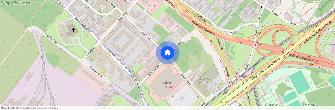 Warszawa, Bielany, Kolumbijska