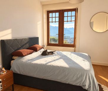 Appartement 3.5 p. à Corseaux avec vue panoramique sur le Léman - Photo 2