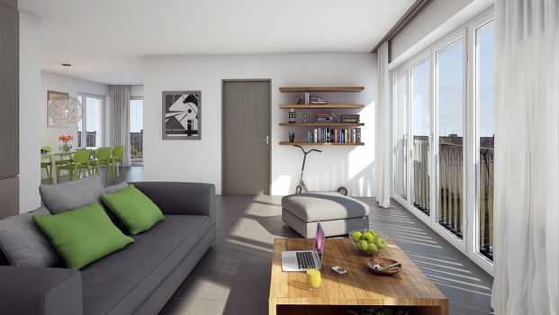 Moderne und grosszügige 3.5-Zimmerwohnung - Foto 1