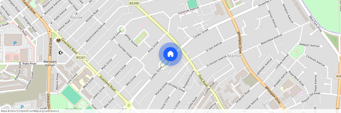 Central, Condor grove, FY1, Blackpool