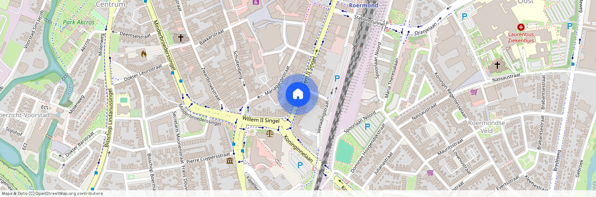 Binnenstad, 6041 HT, Willem II Singel, Roermond
