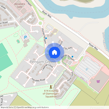 Clos Avro, Cardiff, Pengam Green