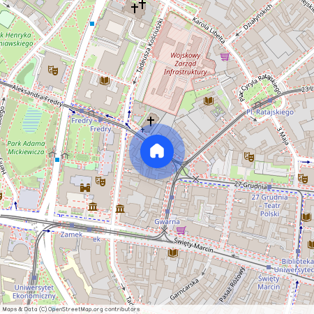 ul. Aleksandra Fredry, Centrum, Stare Miasto, Poznań, wielkopolskie