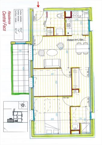 54.7254 62 rue du Pont Saint-Jacques, 63000, Clermont-Ferrand - Photo 4