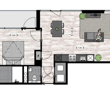 Te huur: Appartement Zwarteweg in Naarden - Foto 3