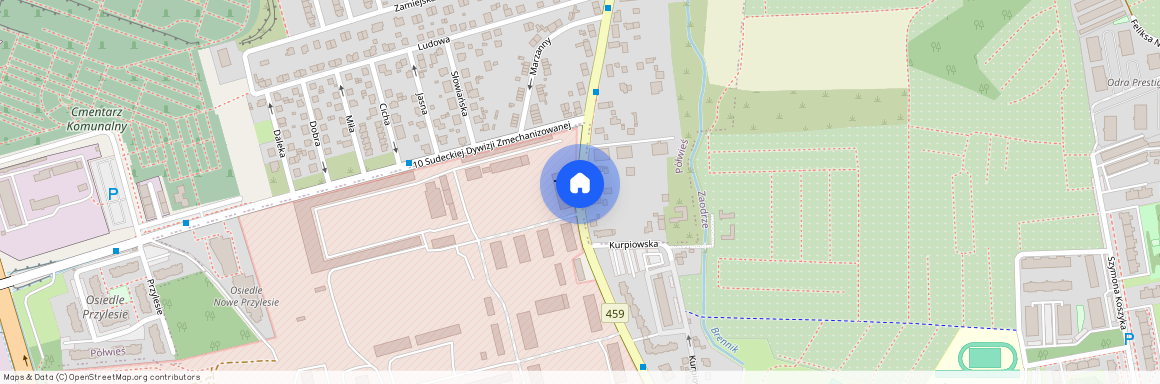 ul. ks. Bolesława Domańskiego, Zaodrze, Opole, opolskie