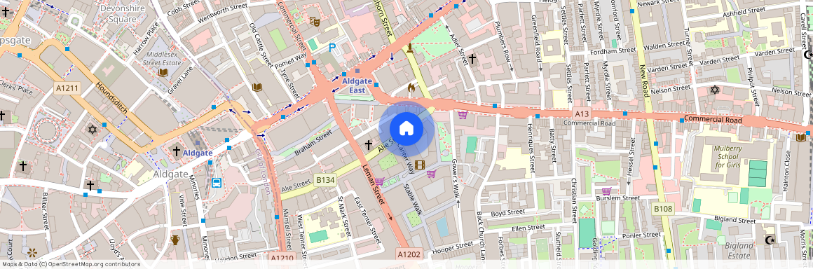 Alie Street, Aldgate East, E1, London